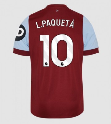 West Ham United Lucas Paqueta #10 Hjemmebanetrøje 2023-24 Kort ærmer